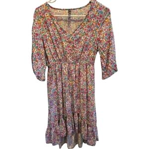 LAPIS floral SZ Medium dress